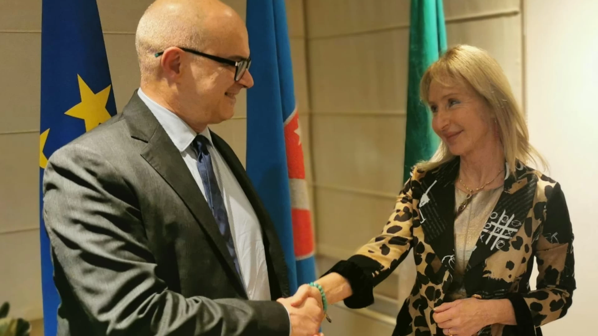 Presidente Toma riceve neo consigliera di Parità Maria Calabrese: “Per tutti un solido punto di riferimento”